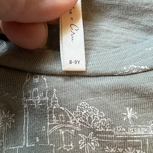 Rylee + Cru Green Slub Cotton Pocket Tree - Picture 3 of 3